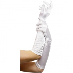 rukavice - bílé