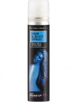 UV sprej na vlasy a tělo - modrý