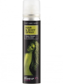 UV sprej na vlasy a tělo - zelený