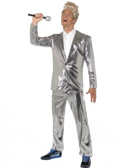 Kostým - Stříbrný oblek