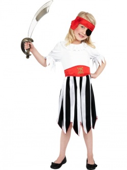 Dětský kostým - Pirátka šaty