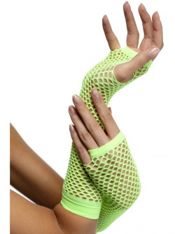 Zelené síťované rukavice