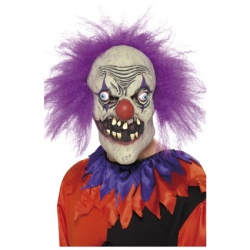 Maska - Fialový zlý klaun