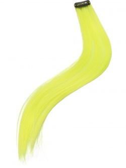 Příčesek do vlasů - neonově žlutá