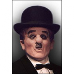 Maska Charlie Chaplina - deluxe