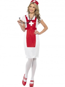 Kostým Zdravotní sestra - červená