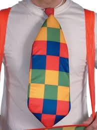 Kravata pro klauna - barevná