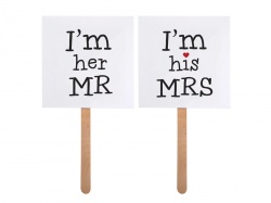 Kartička Mr. & Mrs.