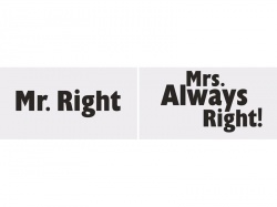 Kartičky Mr. Right, Mrs. Always right