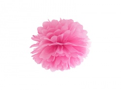 Dekorativní koule pom pom - růžová