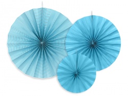 Dekorace kruhového tvaru - modré