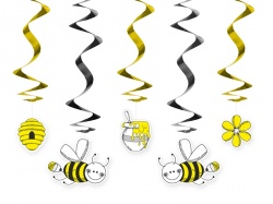 Závěsné spirály se včelkami