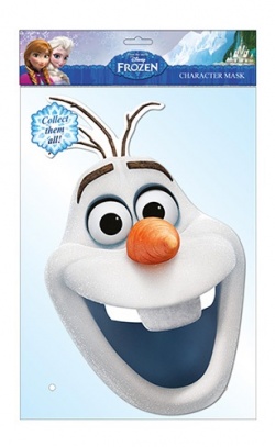 Papírová maska Olaf - Frozen