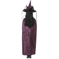 Luxusní čarodějnický plášť - fialový