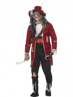 Kostým "zombie pirát"
