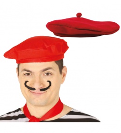 Baret -červený