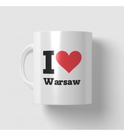 Hrnek-  I love Warsaw
