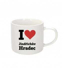 Espresso hrnek - I love Jindřichův Hradec