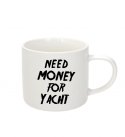 Espresso hrnek - Need money for yacht