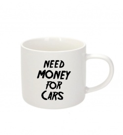 Espresso hrnek - Need money for cars