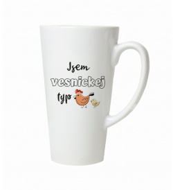 Latte hrnek - Jsem vesnickej typ