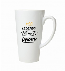 Latte hrnek - Legendy se rodí v únoru