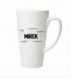 Latte hrnek - Mirek
