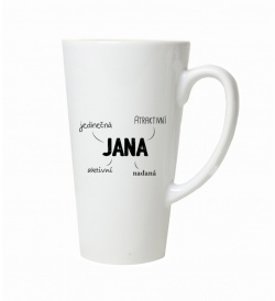 Latte hrnek - Jana