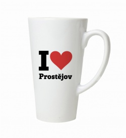 Latte hrnek - I love Prostějov