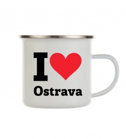 Plecháček bílý - I love Ostrava