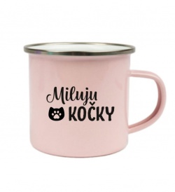 Plecháček růžový - Miluju kočky