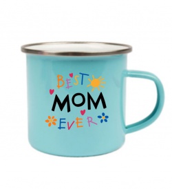 Plecháček modrý - Best mom ever
