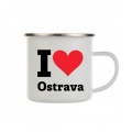 Plecháček bílý - I love Ostrava