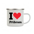 Plecháček bílý - I love Příbram