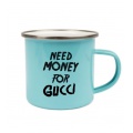Plecháček modrý - Need money for Gucci