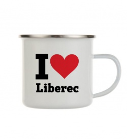 Plecháček bílý - I love Liberec