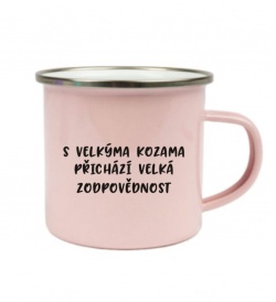Plecháček růžový - S velkýma kozama přichází velká zodpovědnost