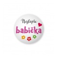 Placka s nápisem - Nejlepší Babička