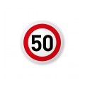 Placka s nápisem - 50