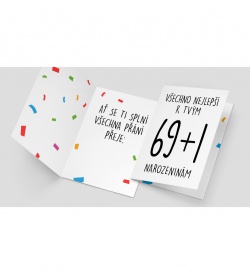 Všechno nejlepší k tvým 69+1 narozeninám