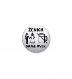 Game over placka - pivo