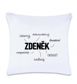 Polštář s potiskem - Zdeněk