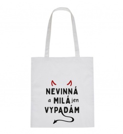 Plátěná taška - Nevinná a milá jen vypadám