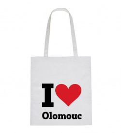 Plátěná taška -  I love Olomouc