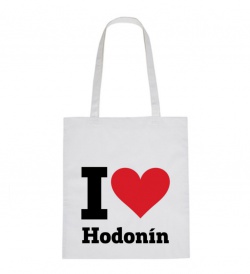 Plátěná taška - I love Hodonín