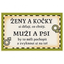  cedulka s nápisem