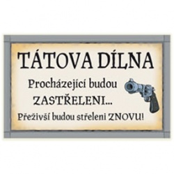  cedulka s nápisem