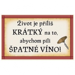  cedulka s nápisem
