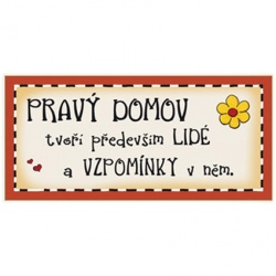  cedule s nápisem
