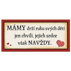  cedule s nápisem